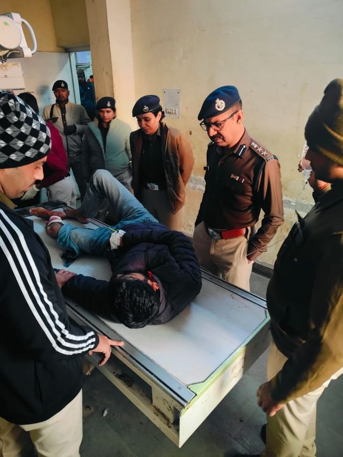 ग्वालियर: जंगल में इनामी गैंगस्टर कपिल की पुलिस से मुठभेड़, पैर में लगी गोली, नेता के भाई पर किया था हमला